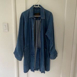 Vintage Eddie Bauer Denim Chore Jacket/Coat